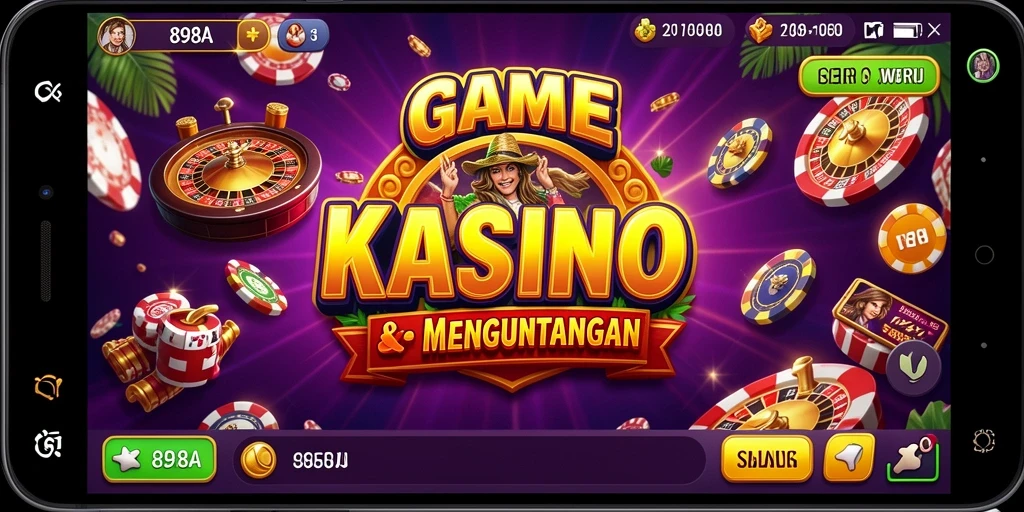 Tampilan gameplay Kasino yang menarik dan mengasyikkan.