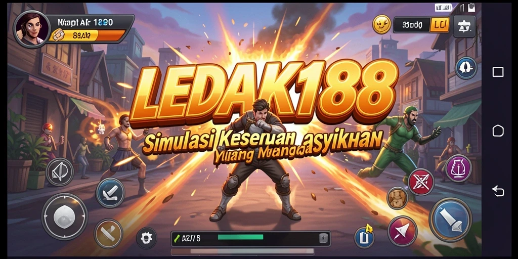 Tampilan gameplay LEDAK188 dengan grafis yang menawan dan interaksi yang mendalam.