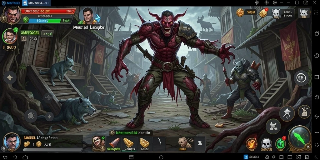 Tangkapan layar menampilkan atmosfer menegangkan dan gameplay yang menyeramkan.