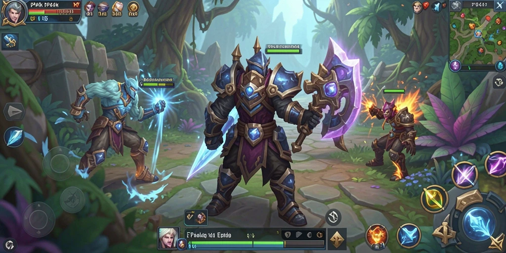 Screenshot gameplay menunjukkan petualangan seru di dunia MMORPG.