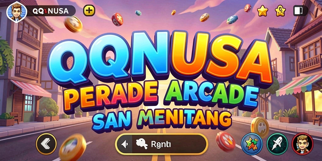 Tampilan gameplay seru dan menantang dari QQNUSA.