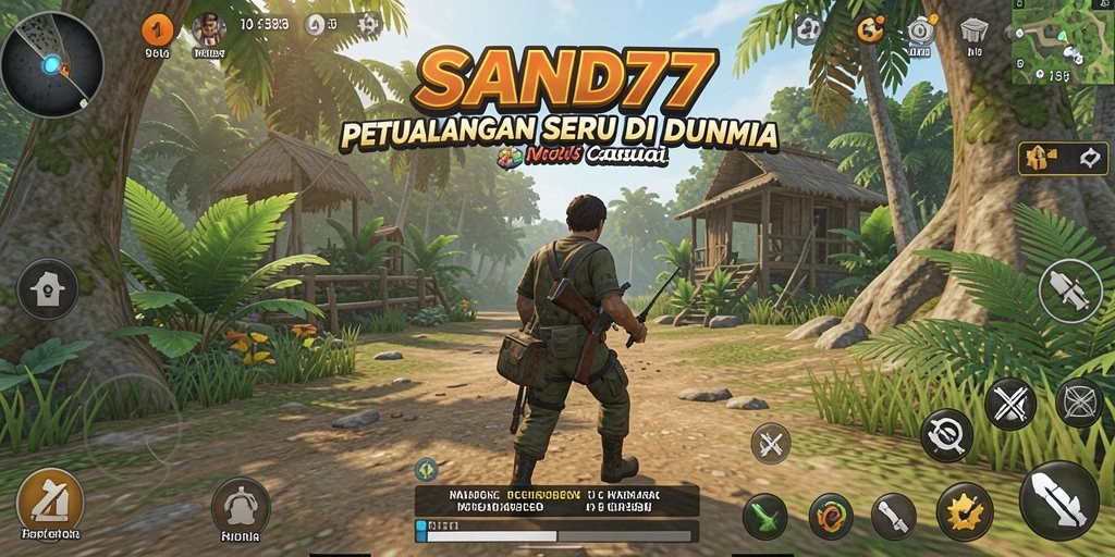 Gameplay seru SAND77 dengan berbagai tantangan menarik.