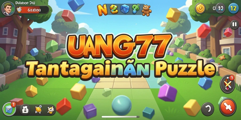Tampilan gameplay seru dari UANG77 dengan tantangan puzzle.